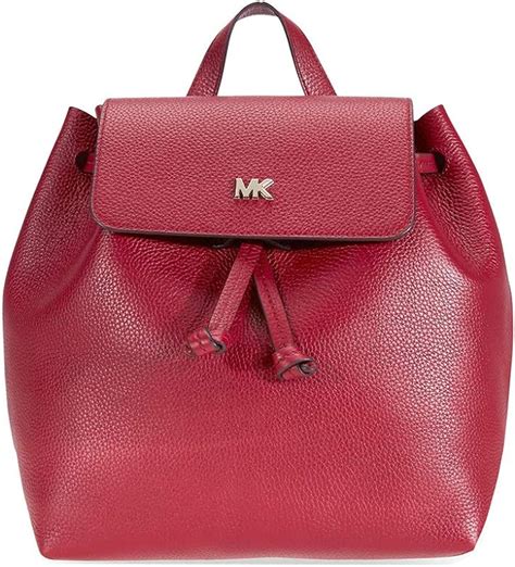 michael kors junie medium backpack|MICHAEL Michael Kors Junie Medium Pebbled Leather .